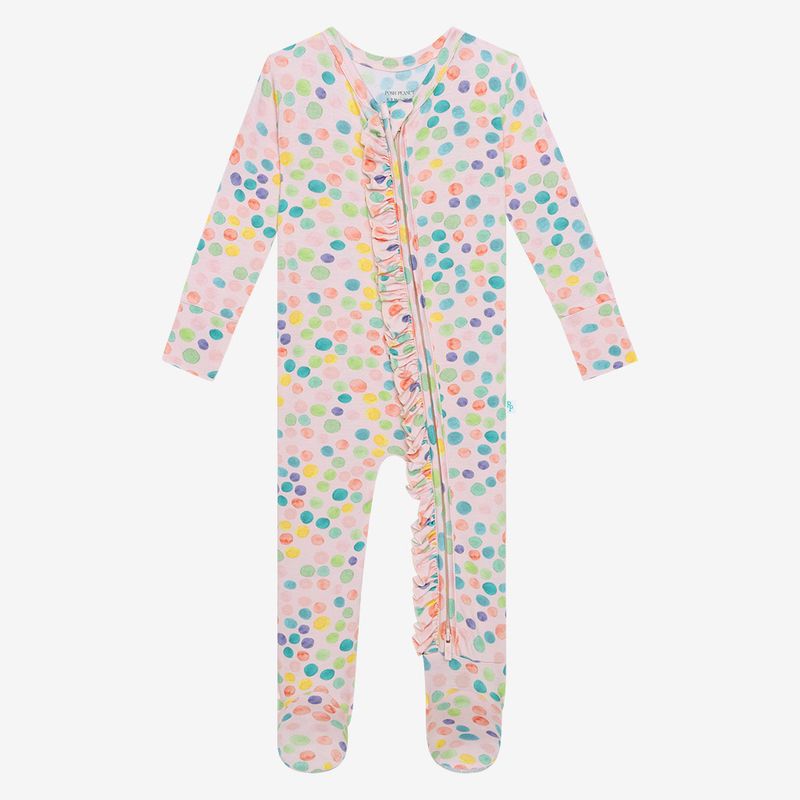 Estelle ruffled Footie