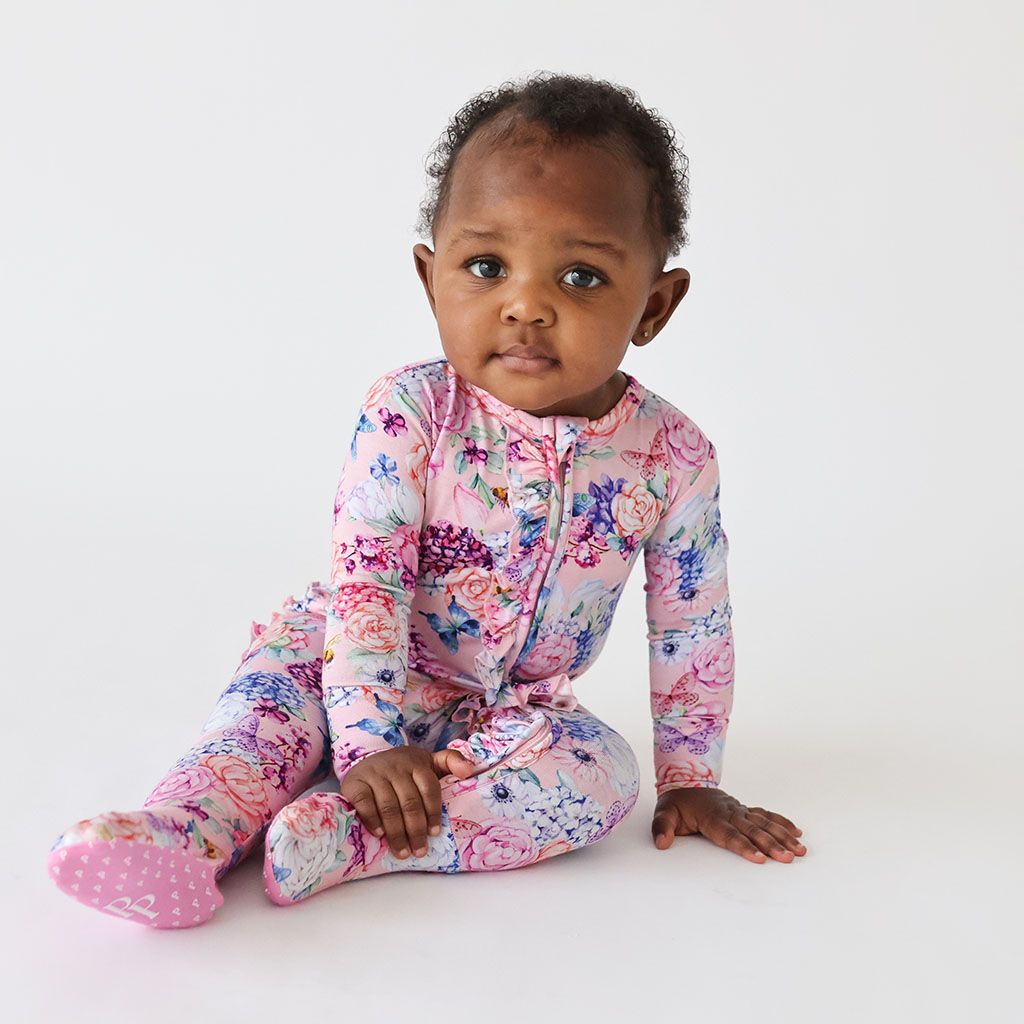 Lyric Ruffled Footie