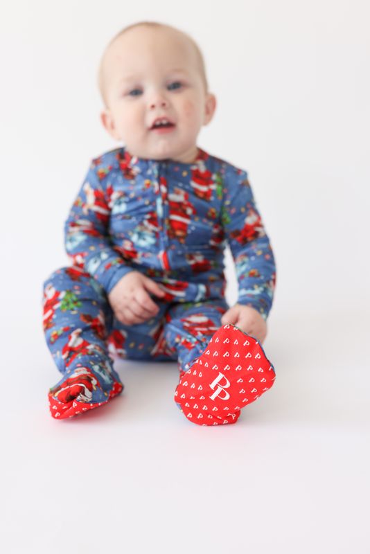 Santa Clause - Zippered Footie