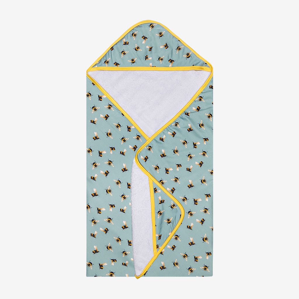 Spring Bee Hooded Bath Towel