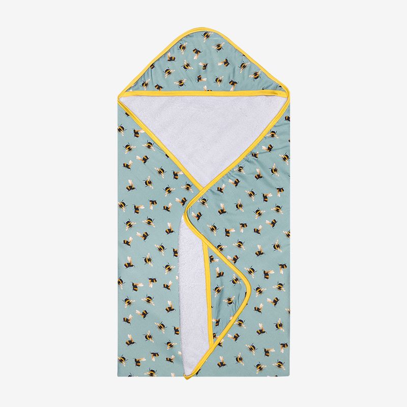 Spring Bee Hooded Bath Towel