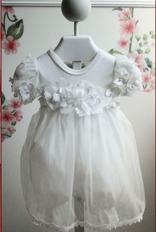 3D Flowers Sleeves And Waist