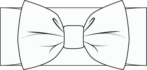 Beatrix - Luxe Bow Headwrap, Color: WHITE