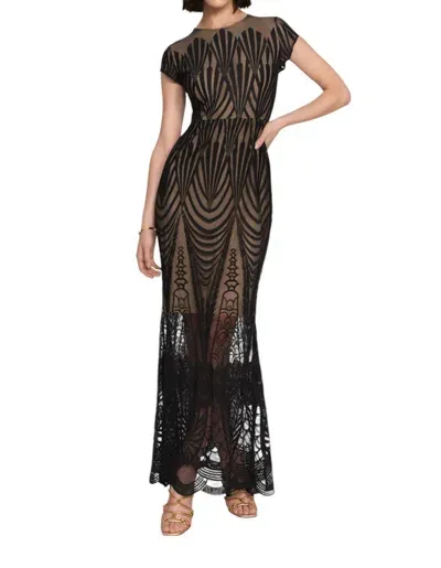 Black/ Nude Lace Dress
