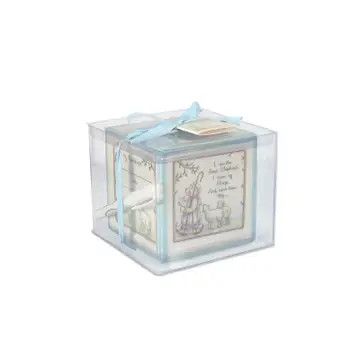 Christening Block Blue