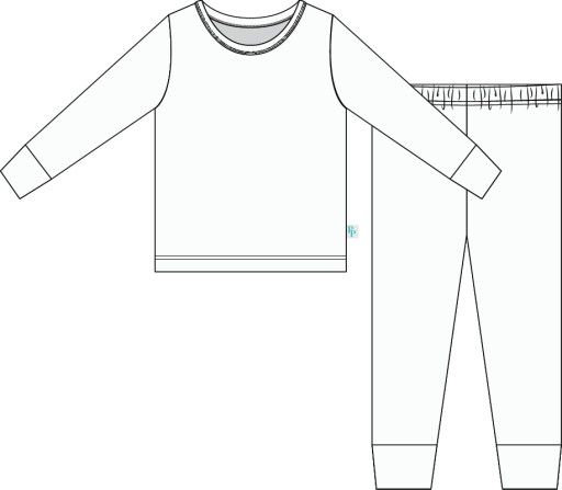 Annie - Classic Pajama Set, Color: GREY, Size: 2T