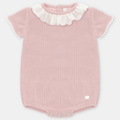 Rose Knit Romper