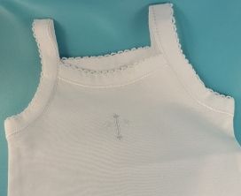 Girls Onesie w/ Cross