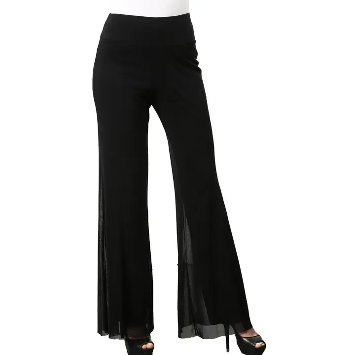 Black Flared Palazzo Pant