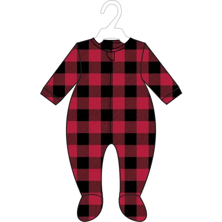 Red/Black Plaid Plush Sleeper 