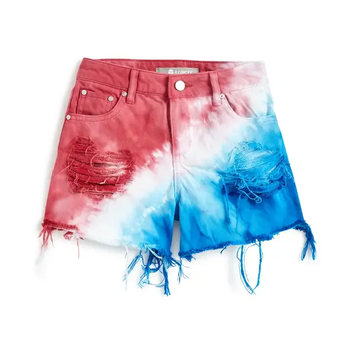 American Tie Dye High Rise Shorts