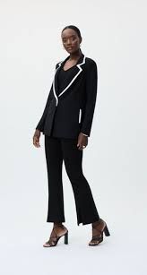 Black Blazer w/White Trim