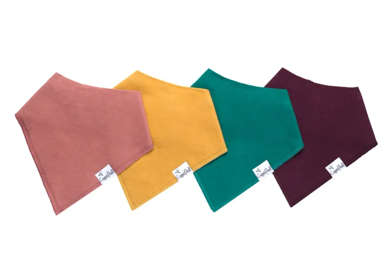 4 Pack Baby Bandana Bib