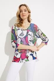 Ladies Mesh Picasso Top