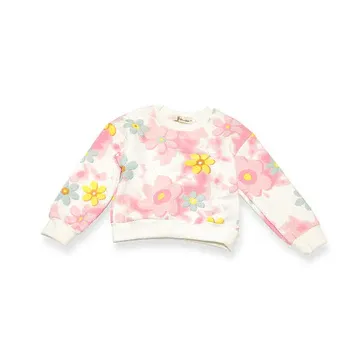 Floral Cloud Dyed Sweatshirt