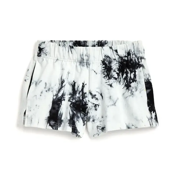 Girls Black Knit Short 