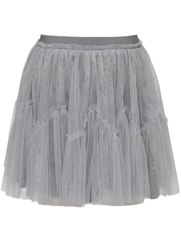 Grey Tulle Skirt