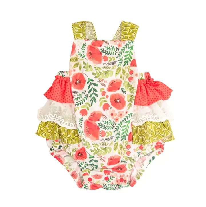 Poppy Garden Sunsuit
