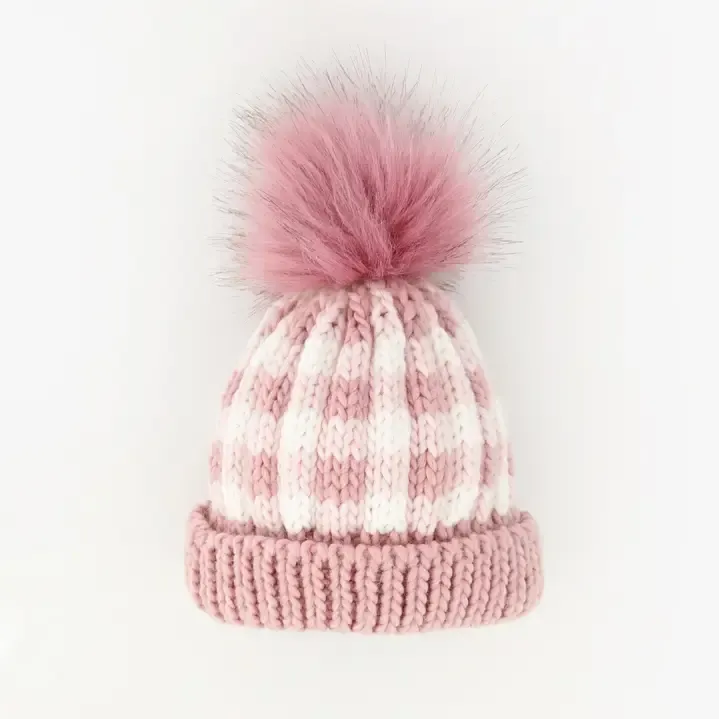 Pink Buffalo Check Hat
