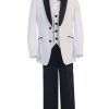 Tuxedo White Jacket w/Black Pant