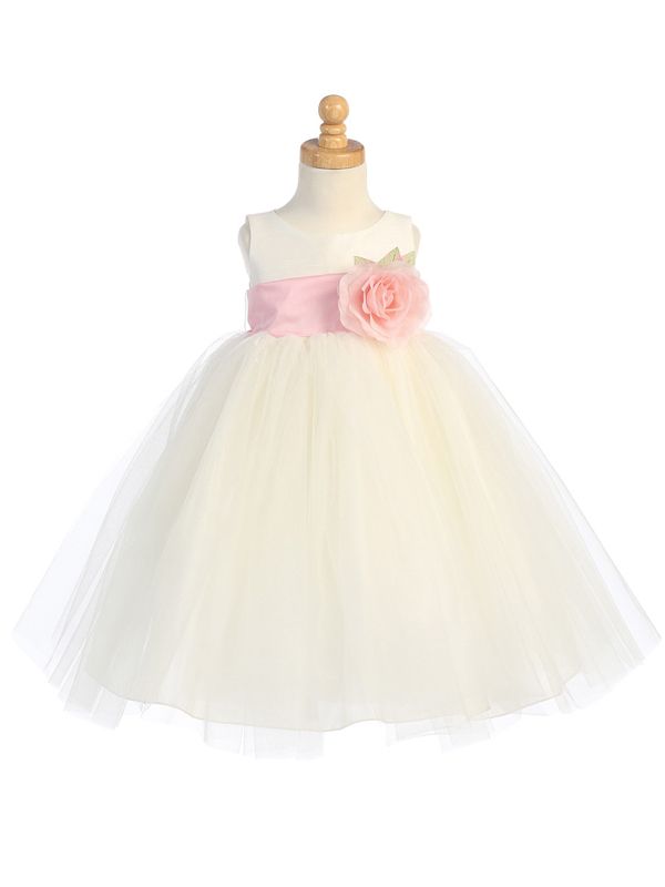 Polly Silk &amp; Tulle Dress