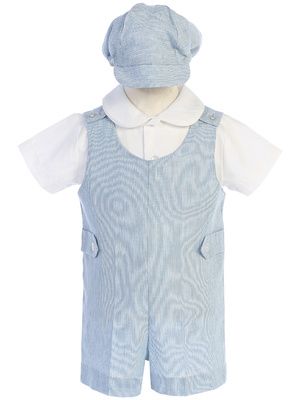 Lt Blue Overall Set