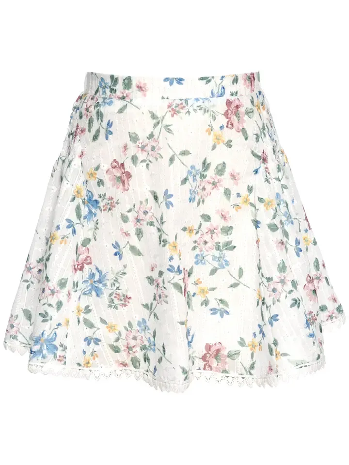 2Pc Crop Top w/ Mini Skirt