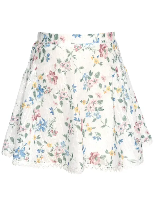 2Pc Crop Top w/ Mini Skirt