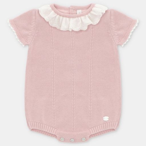 Rose Knit Romper