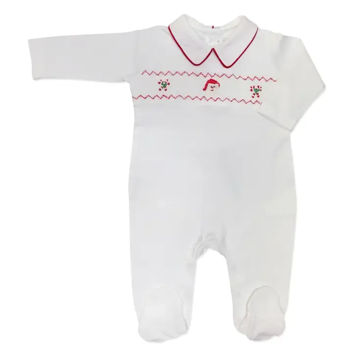 2 Pc Santa Footie W /Hat