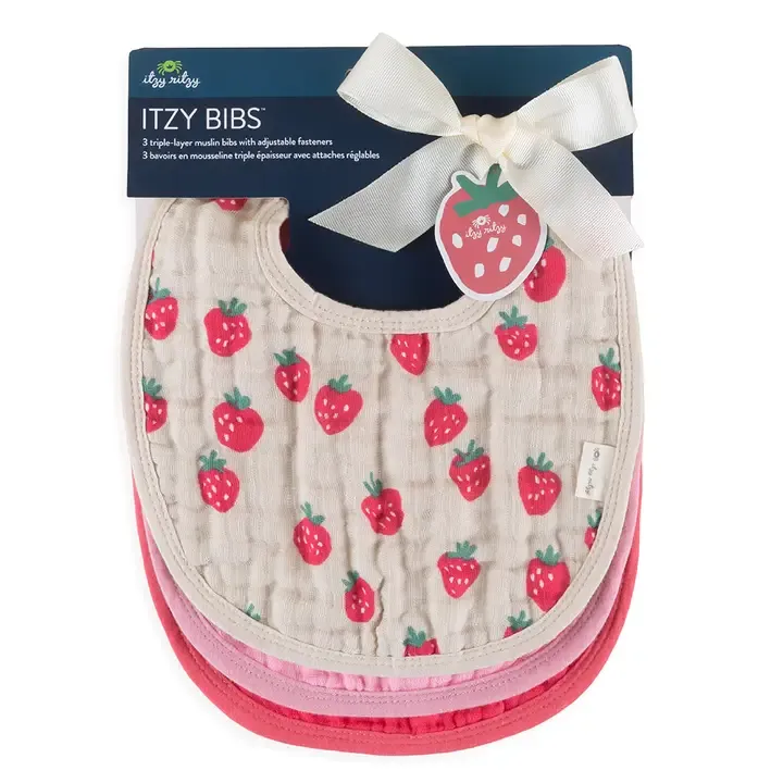 Strawberries + Cream Bib