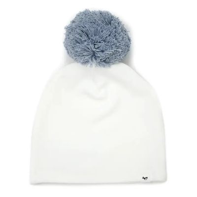 SKY BLUE POM HAT