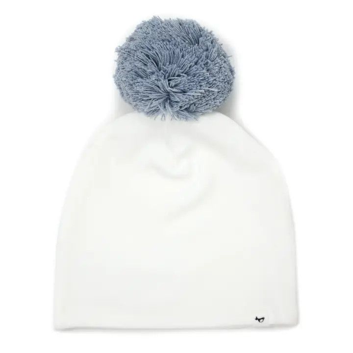 SKY BLUE POM HAT