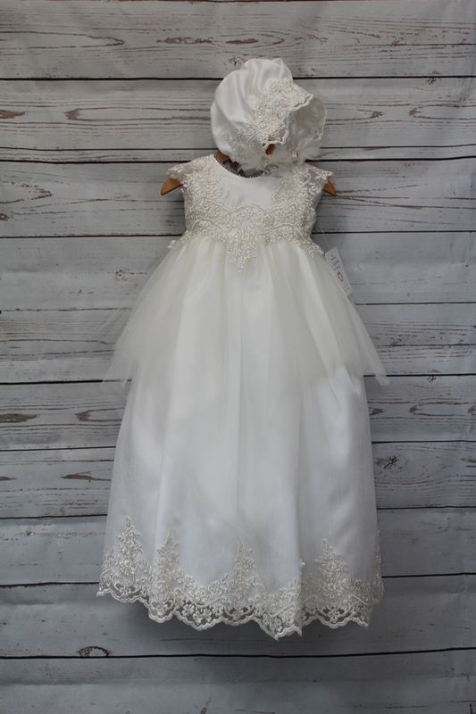 Magdalena Girls Christening Gown