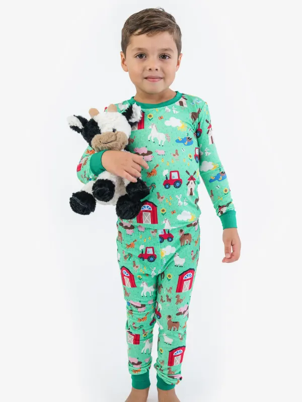 Farm Friends Long Sleeve Pajama Set