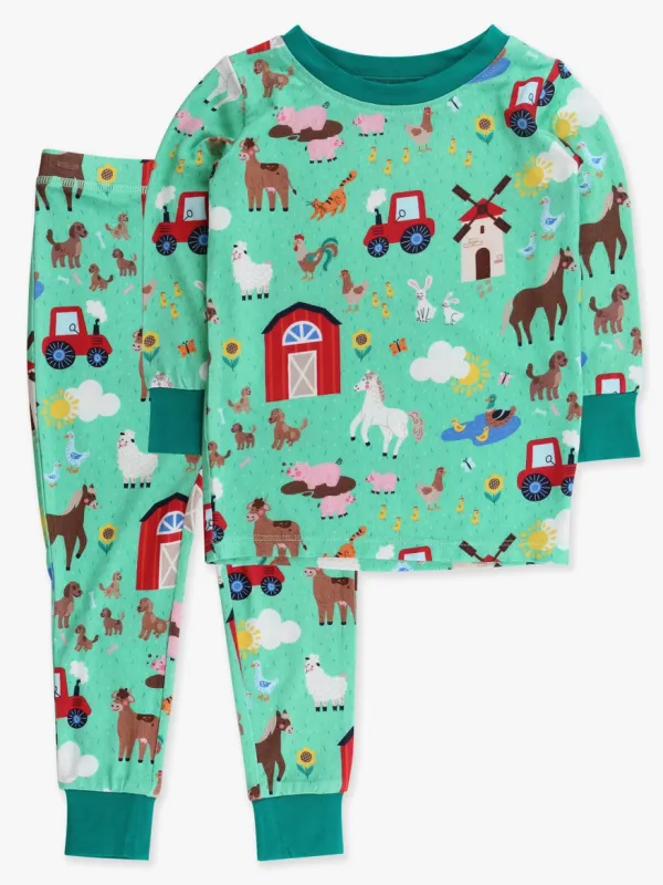 Farm Friends Long Sleeve Pajama Set