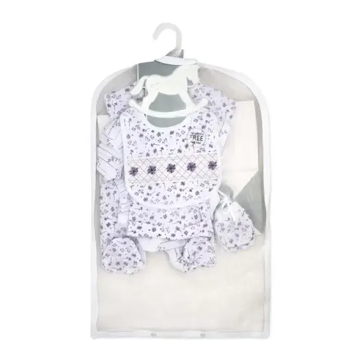 Girls 5 Piece Multipack Set-Purple Floral