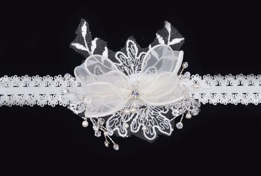 Lace/Bow/Pearl/Crystal Baby HB