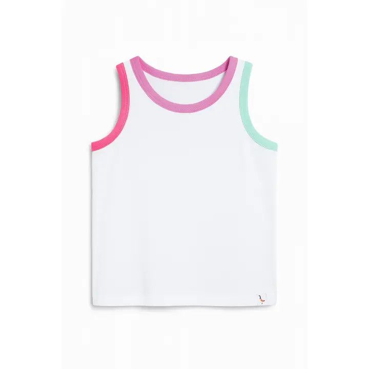Contrast Trim Tank Top