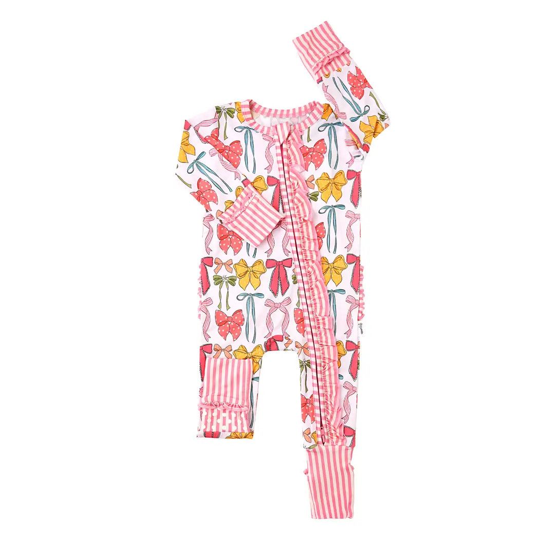 Eliza RUFFLE ZIP Bamboo One Piece