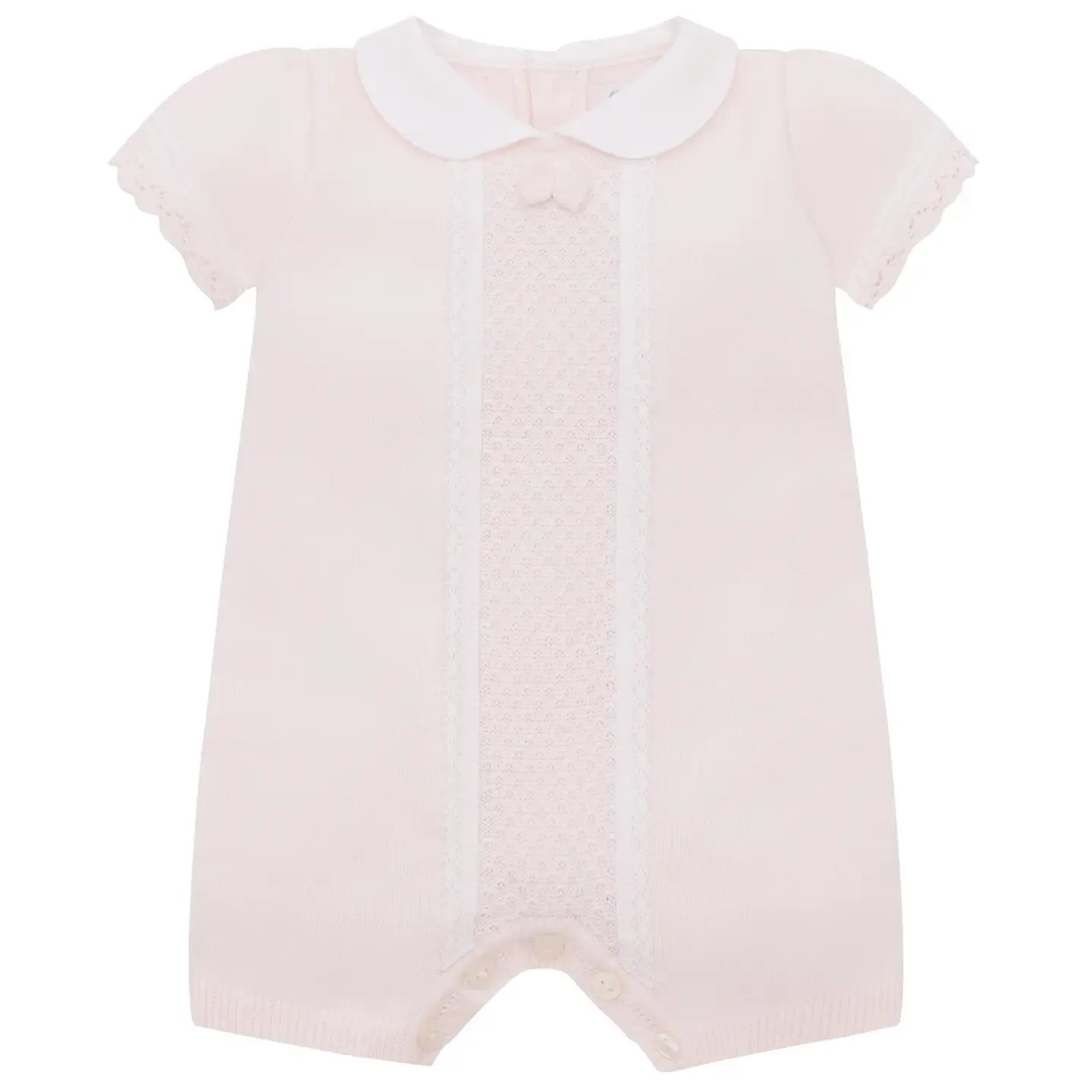  Baby Girls Knit Romper, Color: Layla, Size: NB