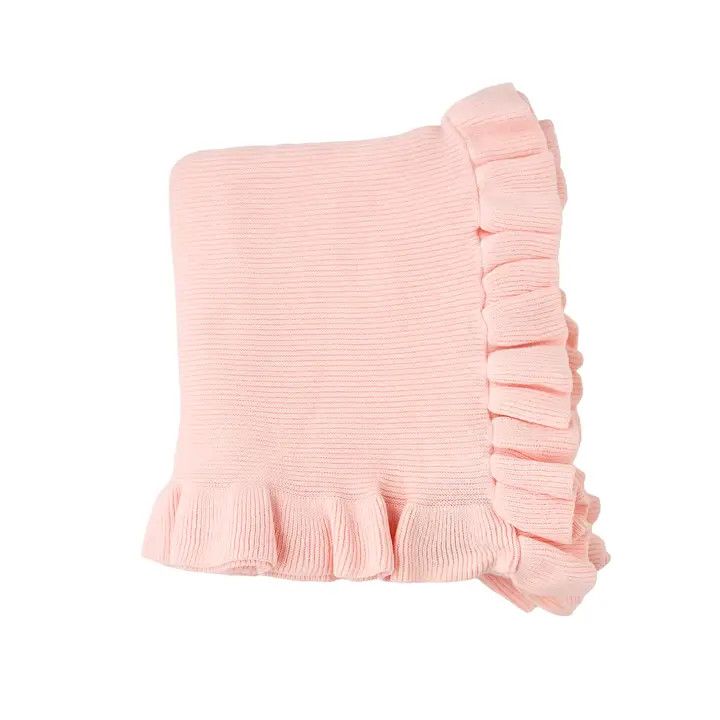 Knit Blanket, Color: Lt Pink