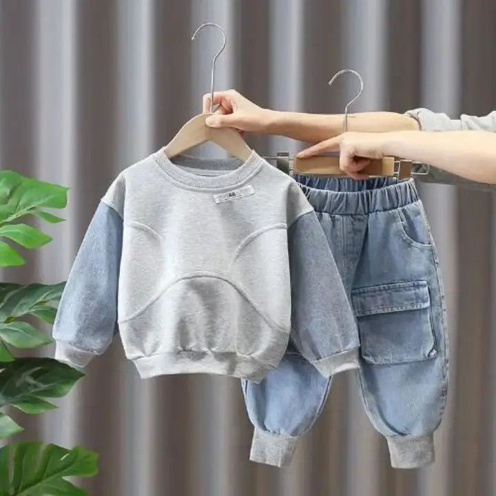 2-Piece Baby Toddler Denim Set