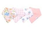 4 PACK BABY BANDANA BIBS - PENELOPE