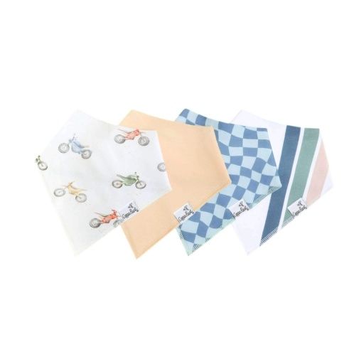 4 PACK BABY BANDANA BIBS - RYDER, Color: RYDER, Size: One Size