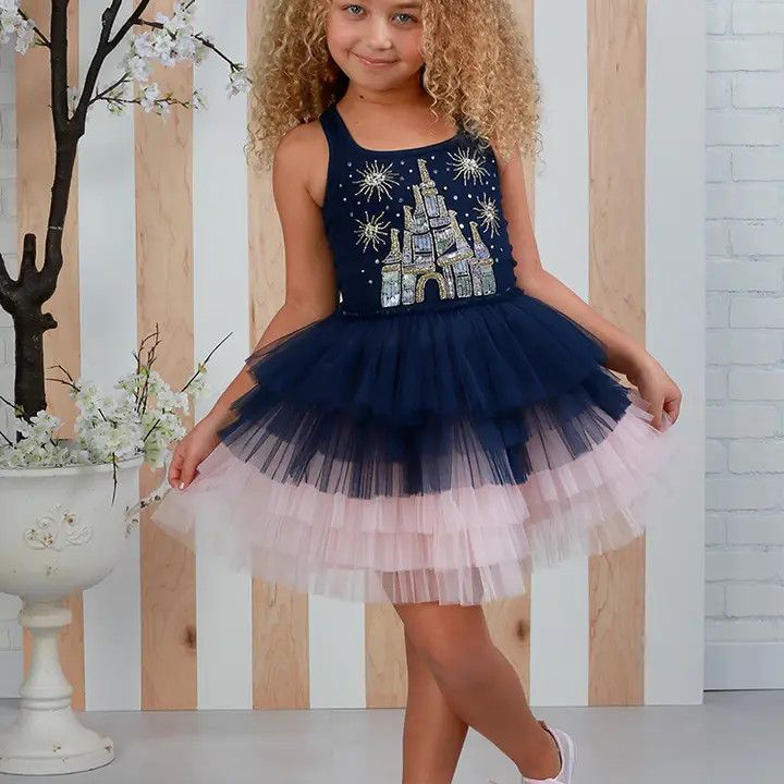 Navy/Pink Wishes Castle