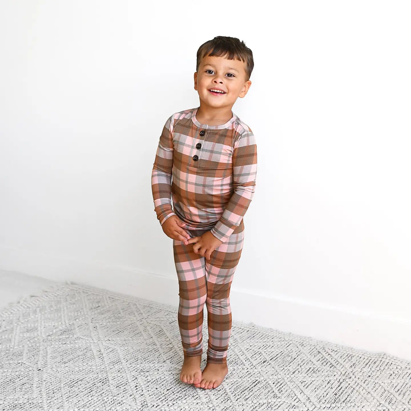 Asher TWO PIECE Bamboo Plaid