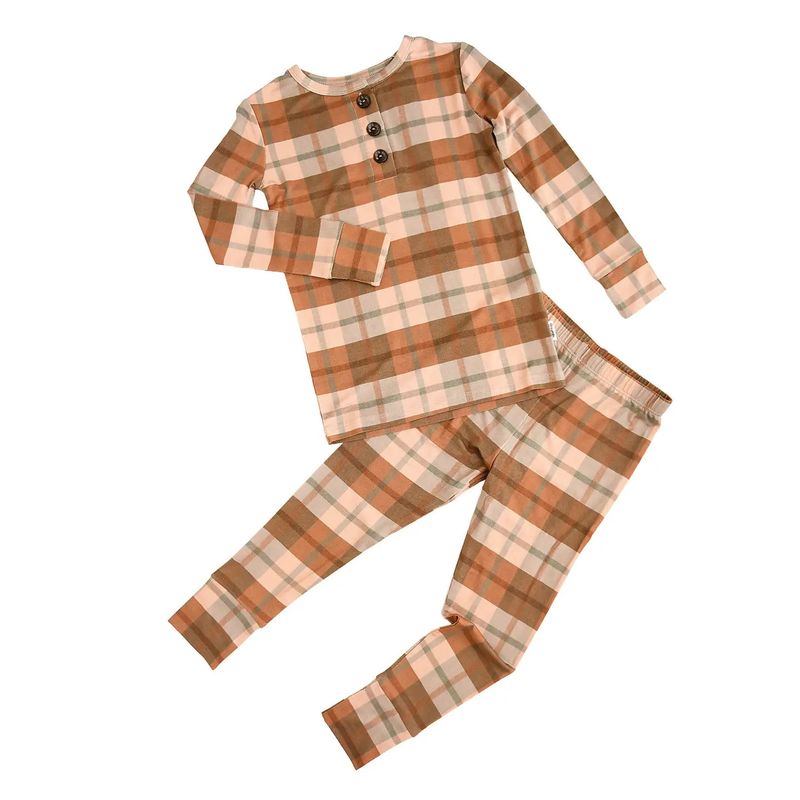 Asher TWO PIECE Bamboo Plaid