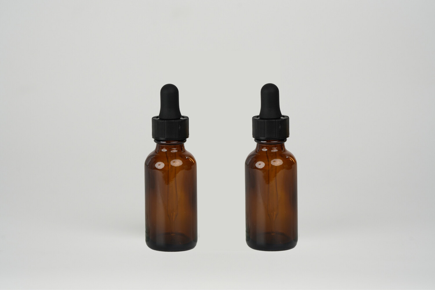 Round Serum Bottle Amber