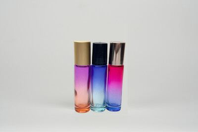 Roller Bottle Multicolored Glass